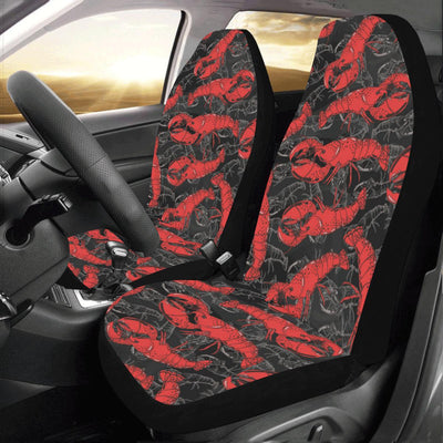 Lobster Pattern Print Design 04 Car Seat Covers (Set of 2)-JORJUNE.COM