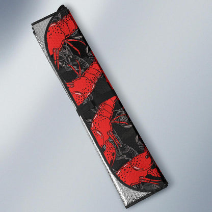 Lobster Pattern Print Design 04 Car Sun Shades-JORJUNE.COM