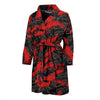 Lobster Pattern Print Design 04 Men Bathrobe-JORJUNE.COM