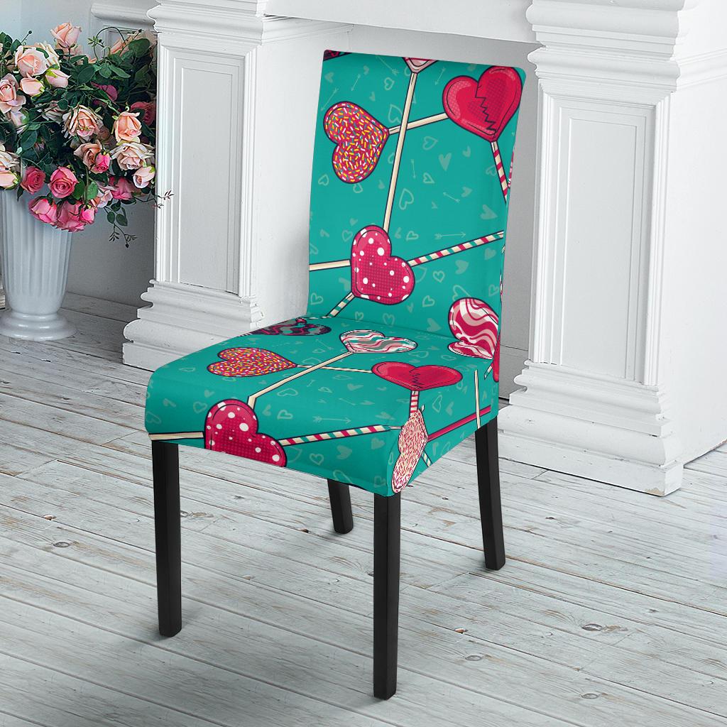 Lollipop Pattern Print Design LL01 Dining Chair Slipcover-JORJUNE.COM