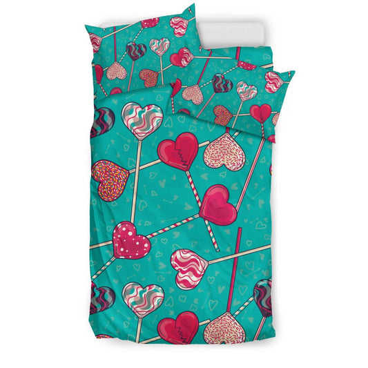 Lollipop Pattern Print Design LL01 Duvet Cover Bedding Set-JORJUNE.COM