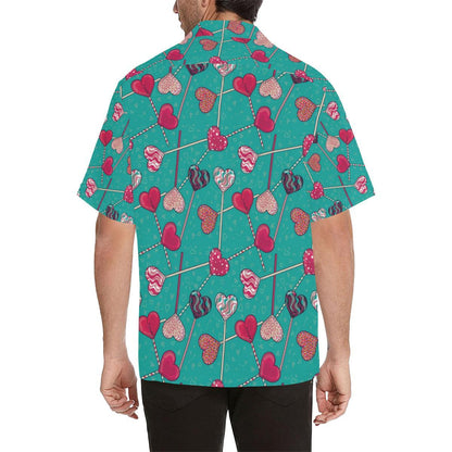 Lollipop Pattern Print Design LL01 Men Hawaiian Shirt-JorJune