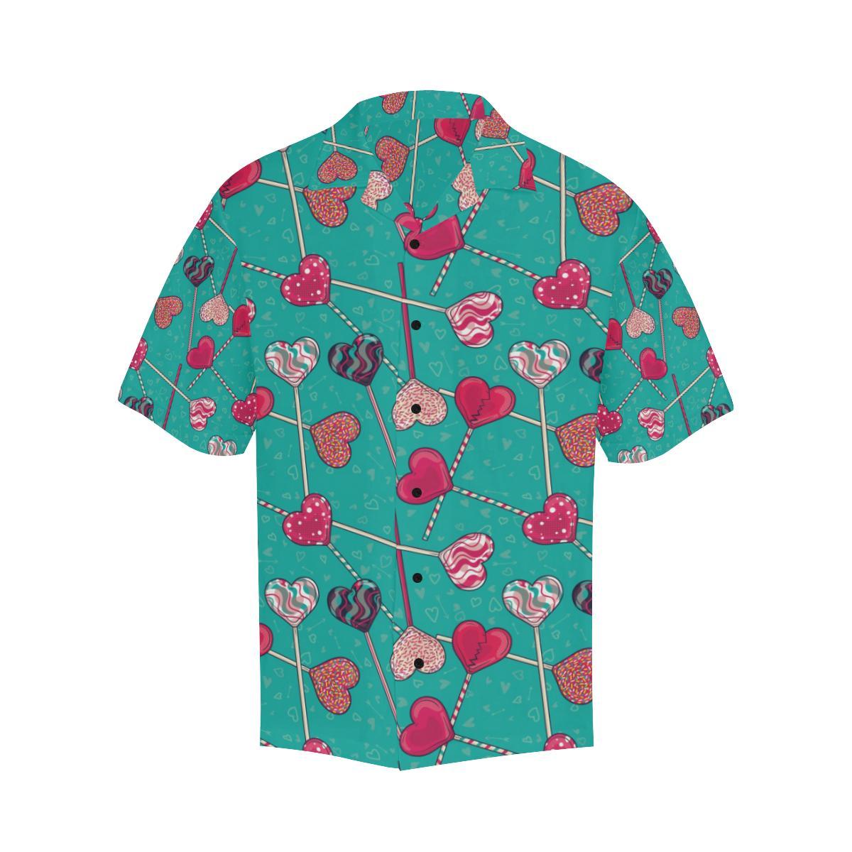 Lollipop Pattern Print Design LL01 Men Hawaiian Shirt-JorJune