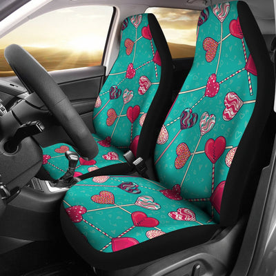 Lollipop Pattern Print Design LL01 Universal Fit Car Seat Covers-JorJune