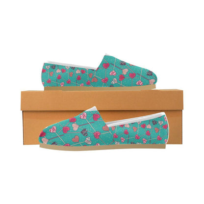 Lollipop Pattern Print Design LL01 Women Casual Shoes-JorJune.com