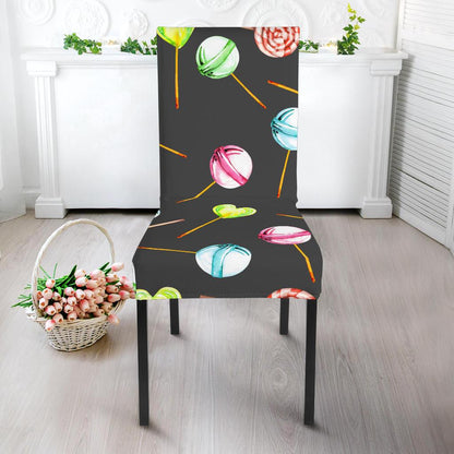 Lollipop Pattern Print Design LL02 Dining Chair Slipcover-JORJUNE.COM