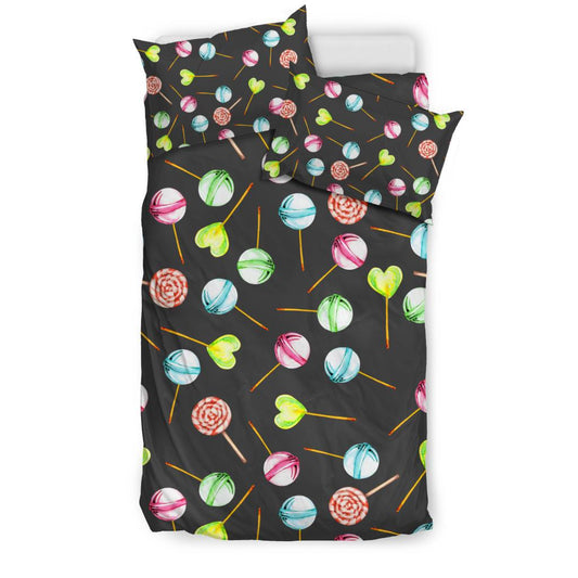 Lollipop Pattern Print Design LL02 Duvet Cover Bedding Set-JORJUNE.COM