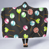 Lollipop Pattern Print Design LL02 Hooded Blanket-JORJUNE.COM