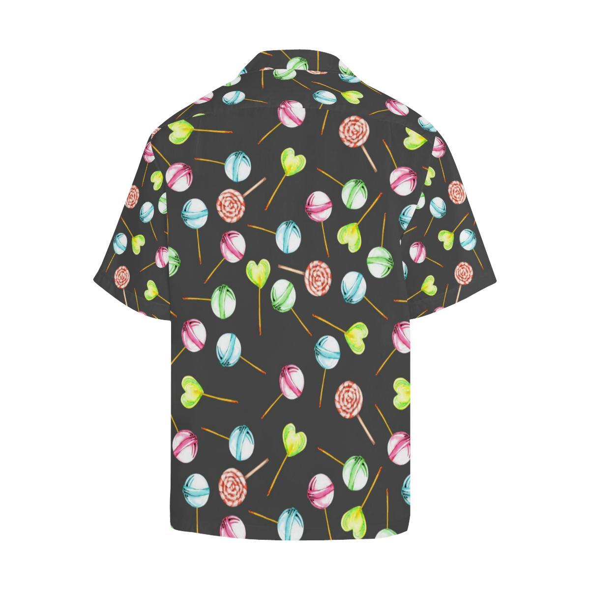 Lollipop Pattern Print Design LL02 Men Hawaiian Shirt-JorJune