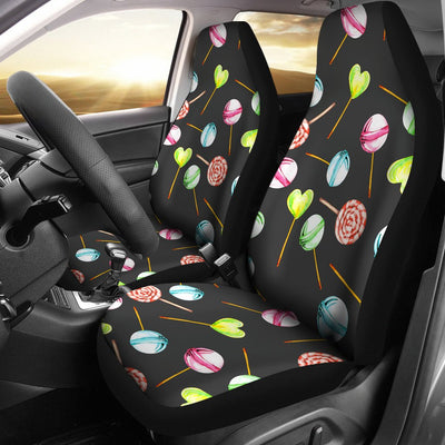 Lollipop Pattern Print Design LL02 Universal Fit Car Seat Covers-JorJune