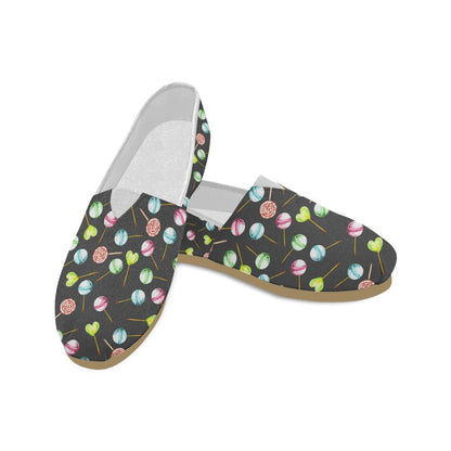 Lollipop Pattern Print Design LL02 Women Casual Shoes-JorJune.com