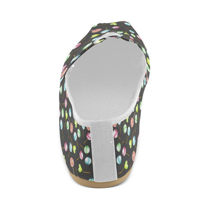 Lollipop Pattern Print Design LL02 Women Casual Shoes-JorJune.com
