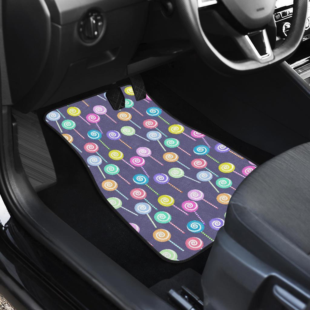 Lollipop Pattern Print Design LL03 Car Floor Mats-JORJUNE.COM