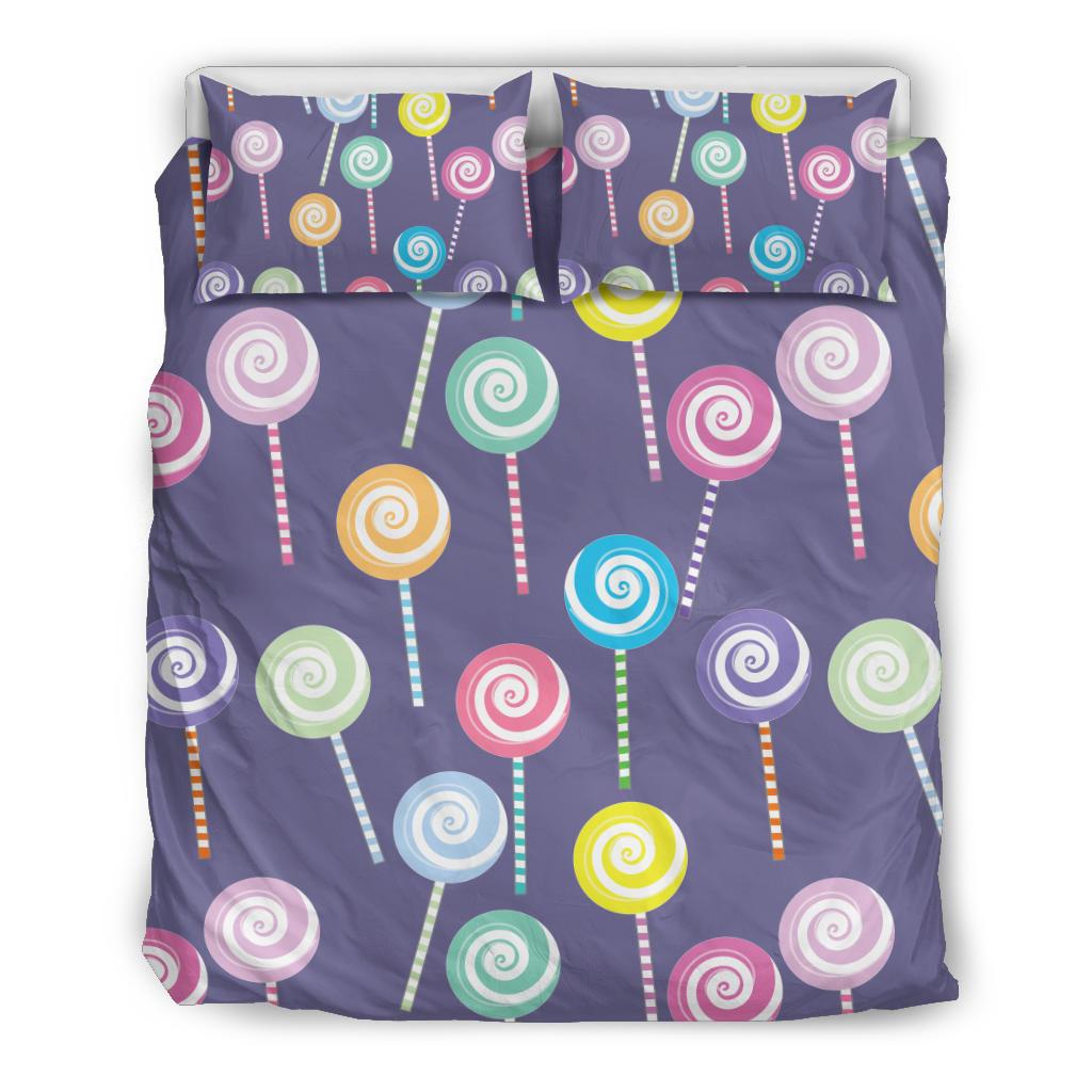 Lollipop Pattern Print Design LL03 Duvet Cover Bedding Set-JORJUNE.COM