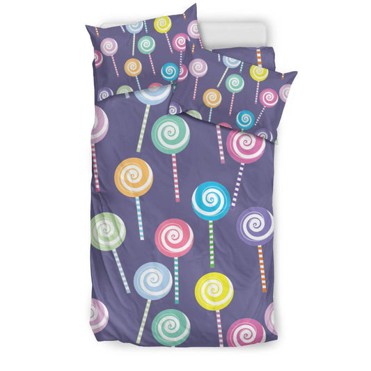 Lollipop Pattern Print Design LL03 Duvet Cover Bedding Set-JORJUNE.COM
