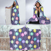 Lollipop Pattern Print Design LL03 Hooded Blanket-JORJUNE.COM