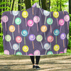 Lollipop Pattern Print Design LL03 Hooded Blanket-JORJUNE.COM