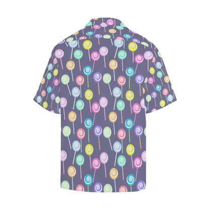 Lollipop Pattern Print Design LL03 Men Hawaiian Shirt-JorJune