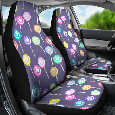 Lollipop Pattern Print Design LL03 Universal Fit Car Seat Covers-JorJune