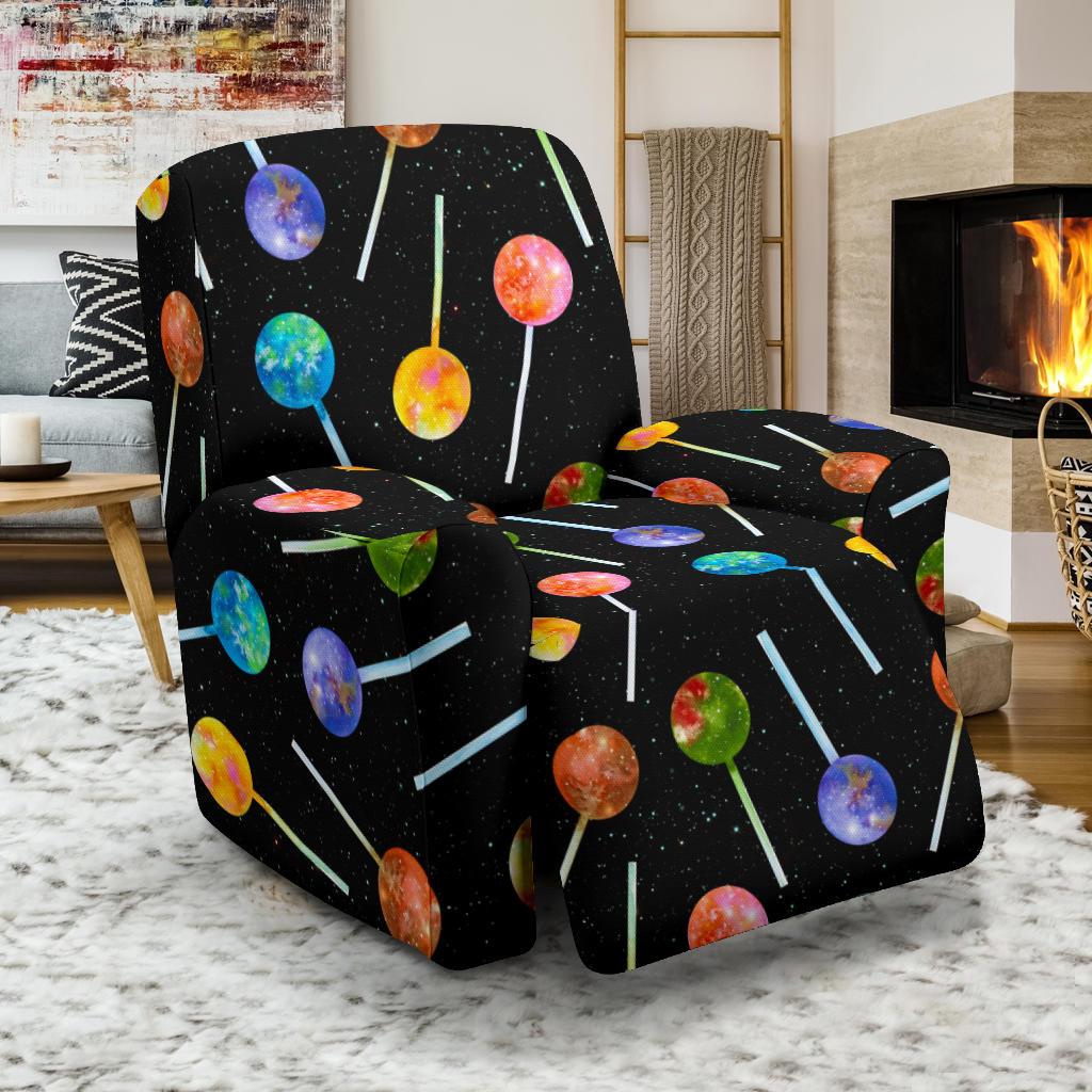 Lollipop Pattern Print Design LL04 Recliner Slipcover-JORJUNE.COM