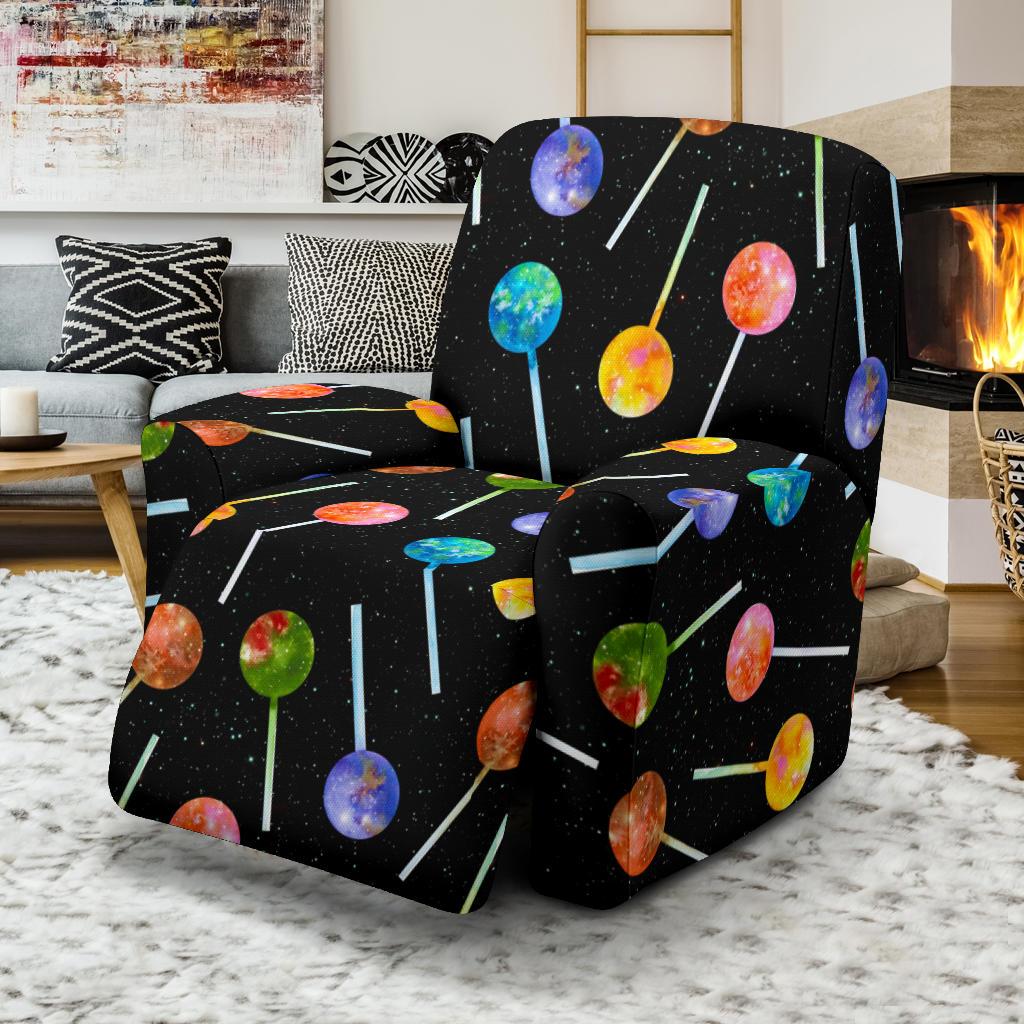 Lollipop Pattern Print Design LL04 Recliner Slipcover-JORJUNE.COM