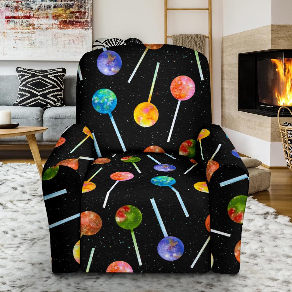 Lollipop Pattern Print Design LL04 Recliner Slipcover-JORJUNE.COM
