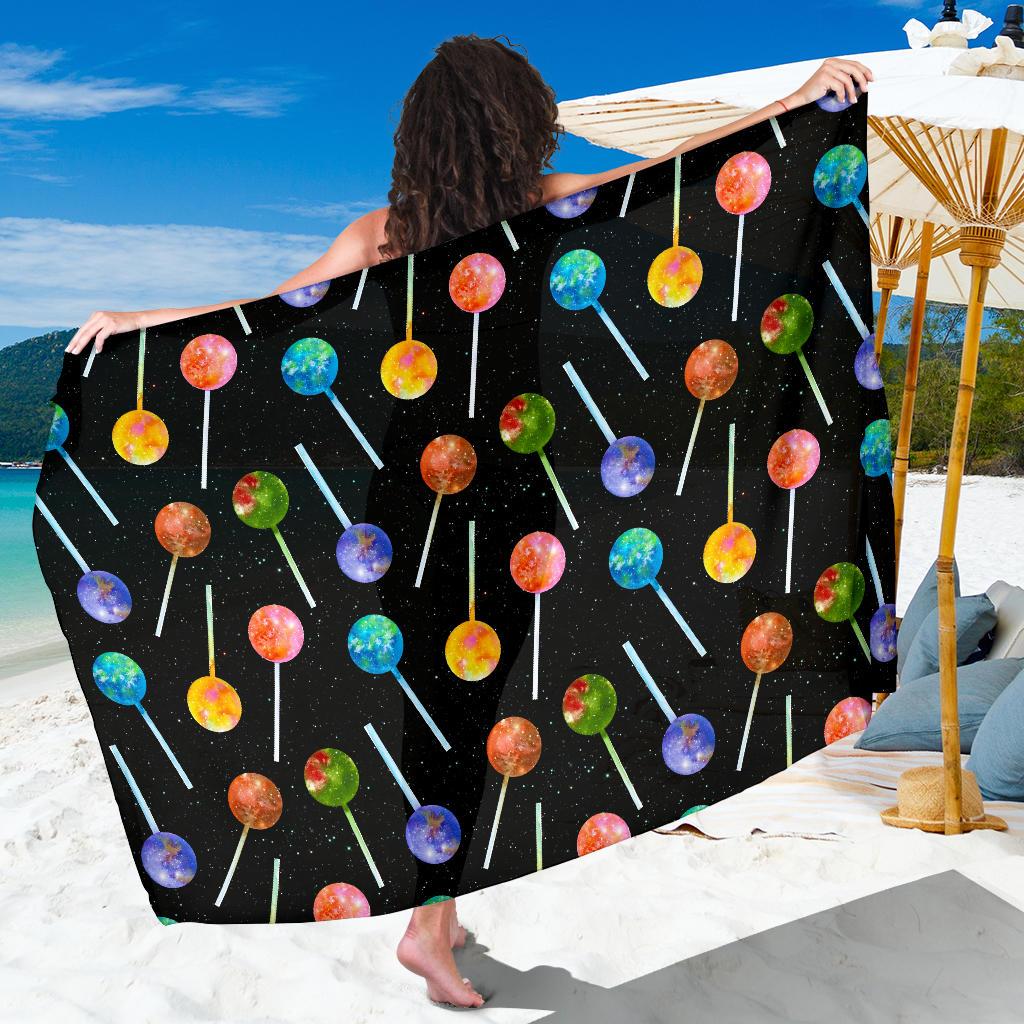 Lollipop Pattern Print Design LL04 Sarong Pareo Wrap-JORJUNE.COM