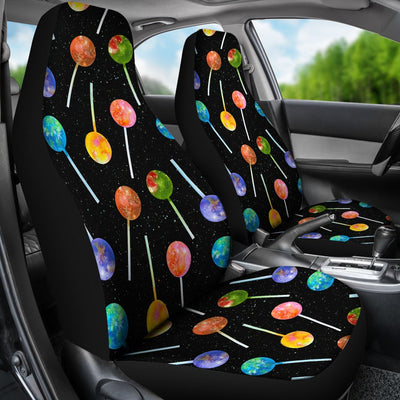 Lollipop Pattern Print Design LL04 Universal Fit Car Seat Covers-JorJune