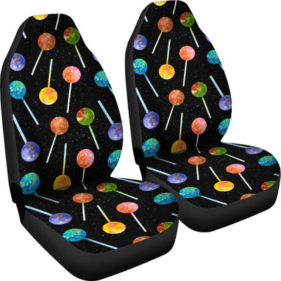 Lollipop Pattern Print Design LL04 Universal Fit Car Seat Covers-JorJune