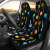 Lollipop Pattern Print Design LL04 Universal Fit Car Seat Covers-JorJune