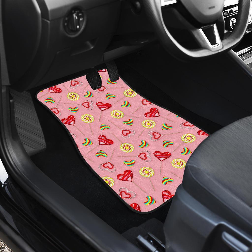 Lollipop Pattern Print Design LL05 Car Floor Mats-JORJUNE.COM