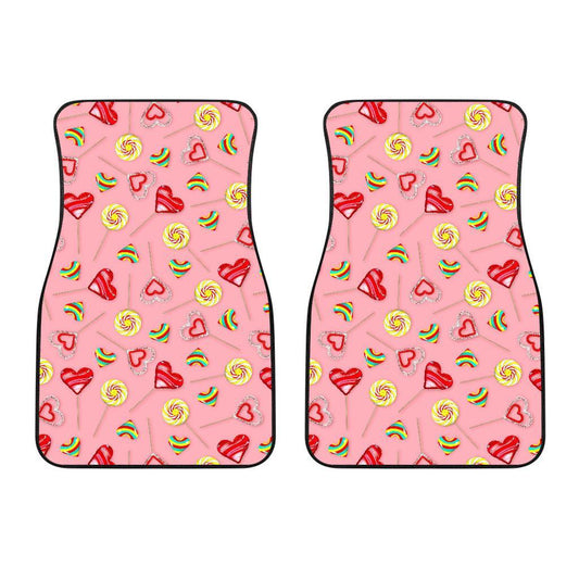 Lollipop Pattern Print Design LL05 Car Floor Mats-JORJUNE.COM