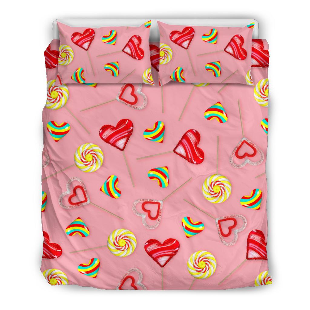 Lollipop Pattern Print Design LL05 Duvet Cover Bedding Set-JORJUNE.COM