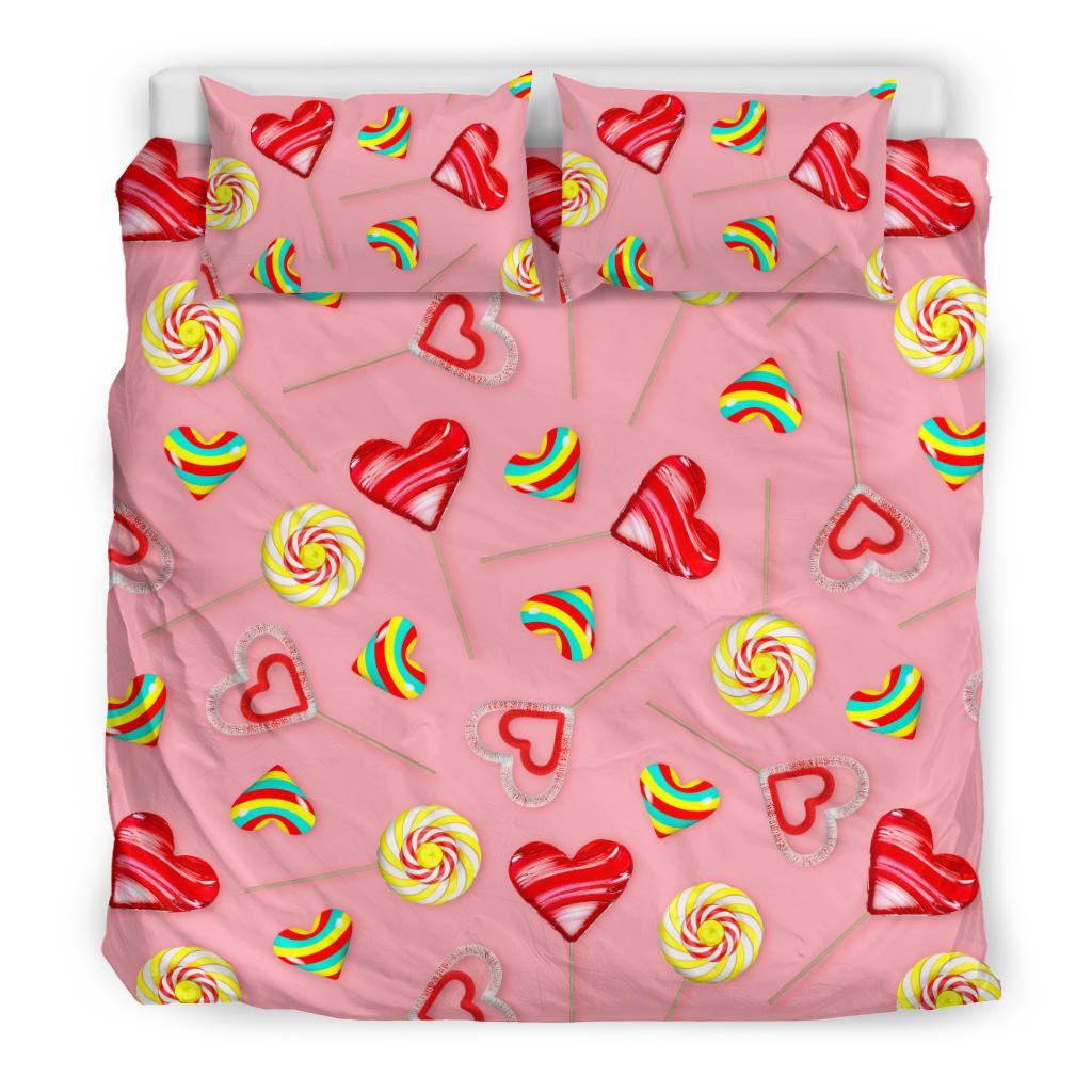 Lollipop Pattern Print Design LL05 Duvet Cover Bedding Set-JORJUNE.COM