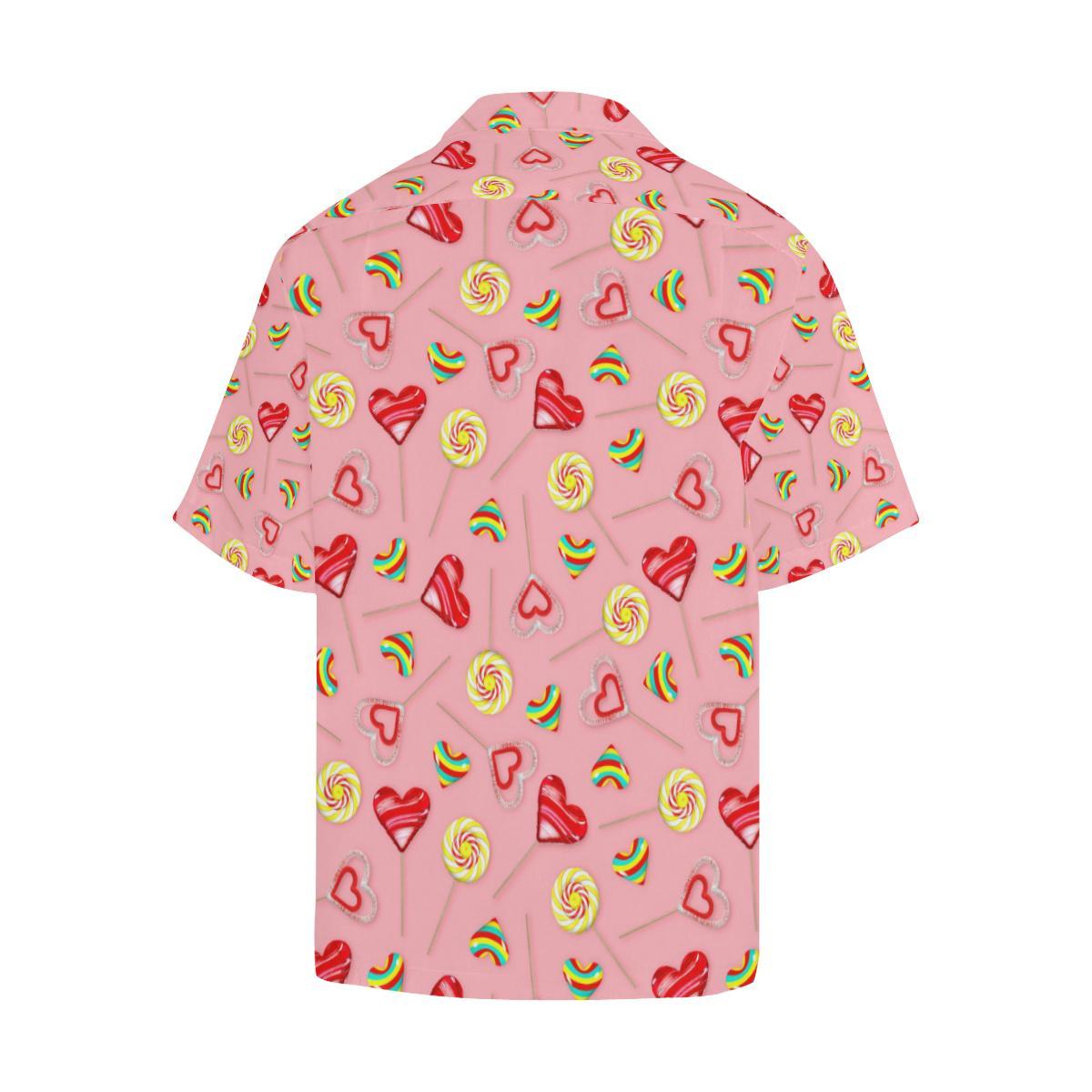 Lollipop Pattern Print Design LL05 Men Hawaiian Shirt-JorJune