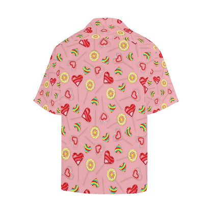 Lollipop Pattern Print Design LL05 Men Hawaiian Shirt-JorJune