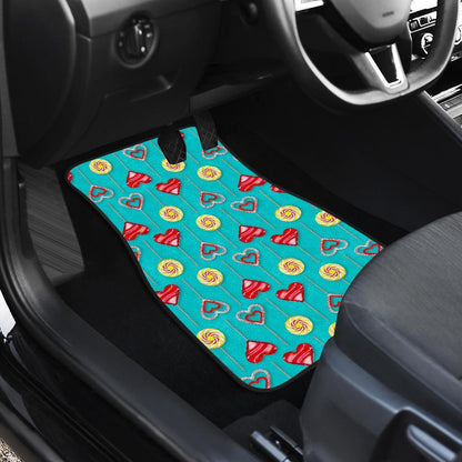 Lollipop Pattern Print Design LL06 Car Floor Mats-JORJUNE.COM