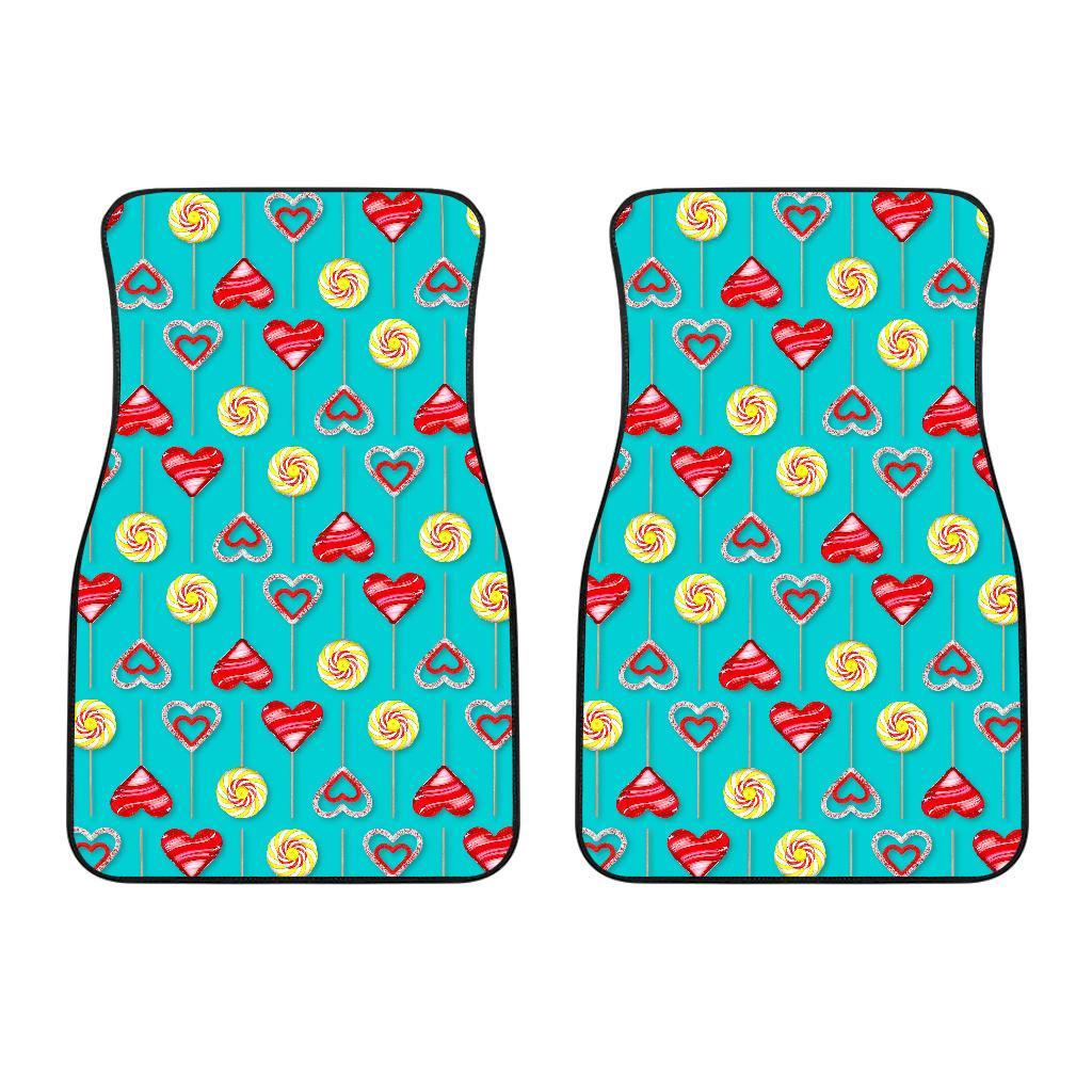 Lollipop Pattern Print Design LL06 Car Floor Mats-JORJUNE.COM