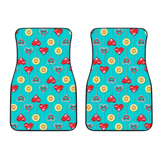 Lollipop Pattern Print Design LL06 Car Floor Mats-JORJUNE.COM