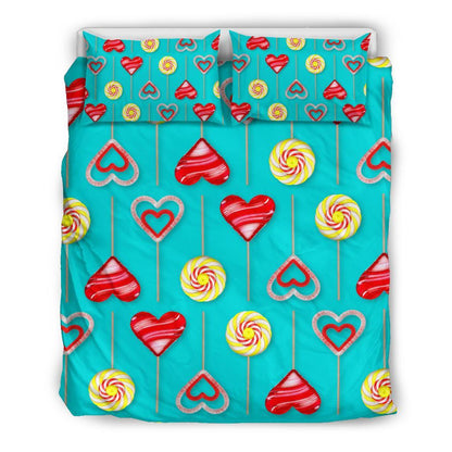 Lollipop Pattern Print Design LL06 Duvet Cover Bedding Set-JORJUNE.COM