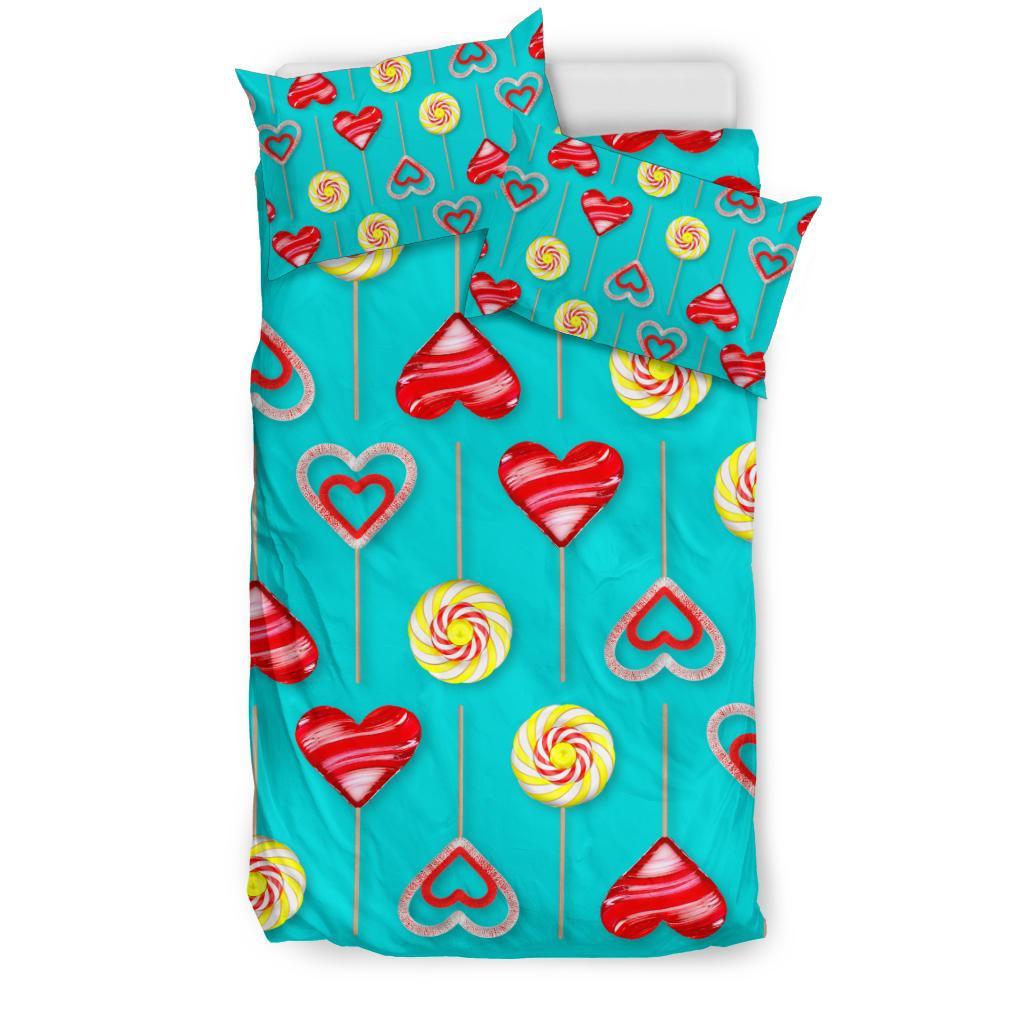Lollipop Pattern Print Design LL06 Duvet Cover Bedding Set-JORJUNE.COM