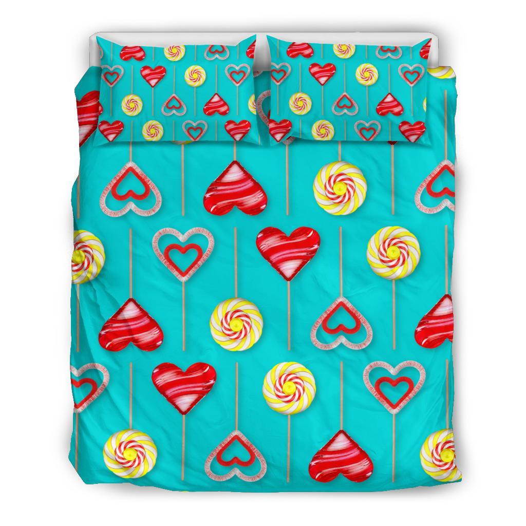 Lollipop Pattern Print Design LL06 Duvet Cover Bedding Set-JORJUNE.COM