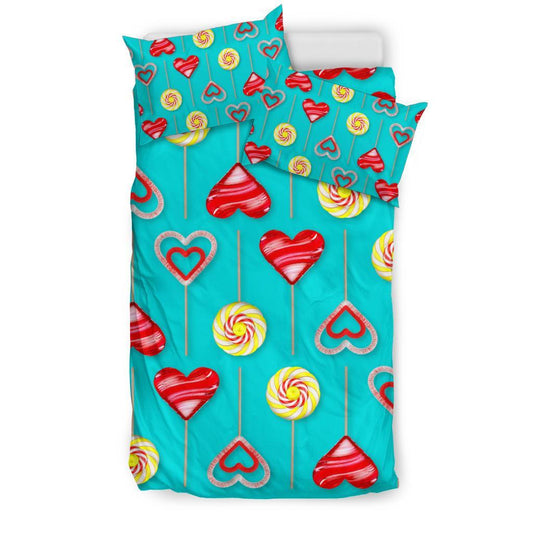 Lollipop Pattern Print Design LL06 Duvet Cover Bedding Set-JORJUNE.COM