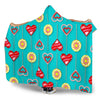 Lollipop Pattern Print Design LL06 Hooded Blanket-JORJUNE.COM