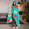 Lollipop Pattern Print Design LL06 Hooded Blanket-JORJUNE.COM