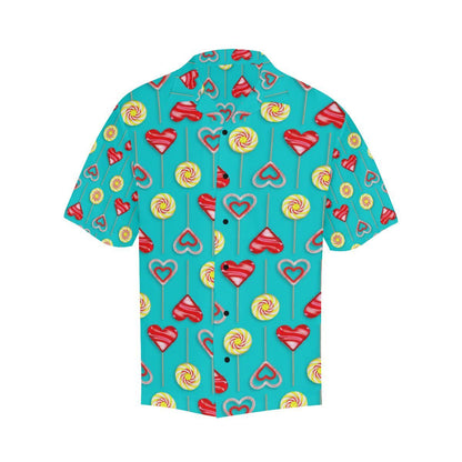 Lollipop Pattern Print Design LL06 Men Hawaiian Shirt-JorJune