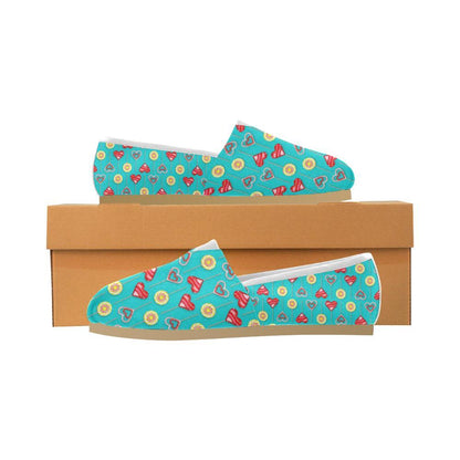 Lollipop Pattern Print Design LL06 Women Casual Shoes-JorJune.com