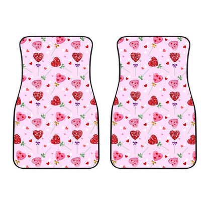 Lollipop Pattern Print Design LL07 Car Floor Mats-JORJUNE.COM