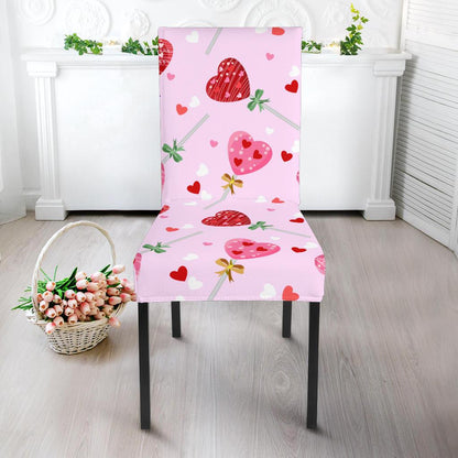 Lollipop Pattern Print Design LL07 Dining Chair Slipcover-JORJUNE.COM