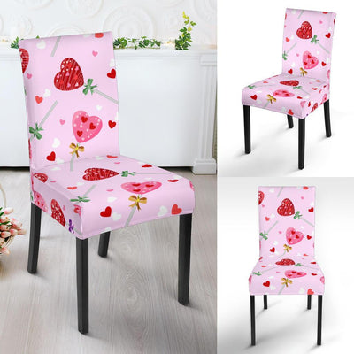 Lollipop Pattern Print Design LL07 Dining Chair Slipcover-JORJUNE.COM